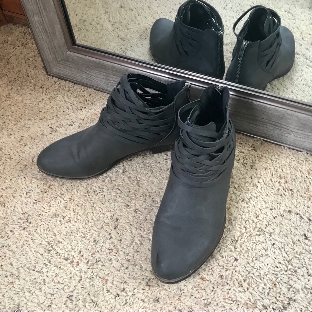 Maurice’s Black Edgy Booties